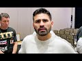 "CHEAP! NOT A GENTLEMAN" JOSE RAMIREZ REACTS TO JOSH TAYLOR VERBAL EXCHANGE AT FACE OFF
