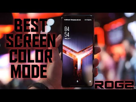 BEST DISPLAY SETTINGS OF ROGPHONE2 !! #screen color mode