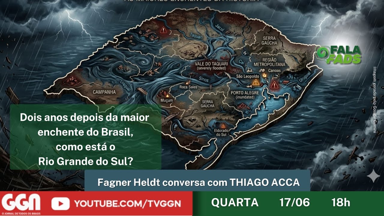 Dois anos depois da maior enchente do Brasil, como está o RS? | FALA FADS (17/06/26)