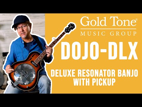 Gold Tone DOJO-DLX Cutaway Body Flamed Maple Top Maple Neck Deluxe 5-String Resonator Banjo with Gig Bag & Pickup image 11