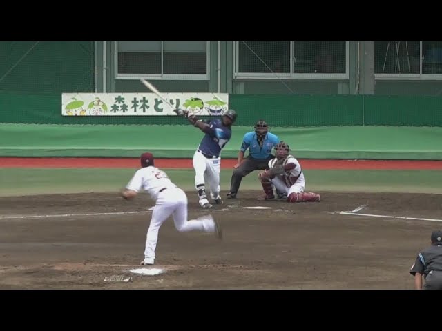 【ファーム】逆転成功!! ライオンズ・コルデロ ライトへ痛烈なタイムリー2ベースヒット!!  2024年6月30日 東北楽天ゴールデンイーグルス 対 埼玉西武ライオンズ