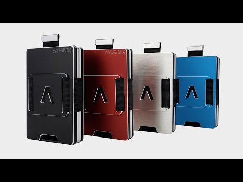 First use of the metal cash clip in your AVIATOR Slim Wallet