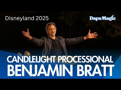 2025 Candlelight Processional at Disneyland with Benjamin Bratt | Saturday, December 6 4K