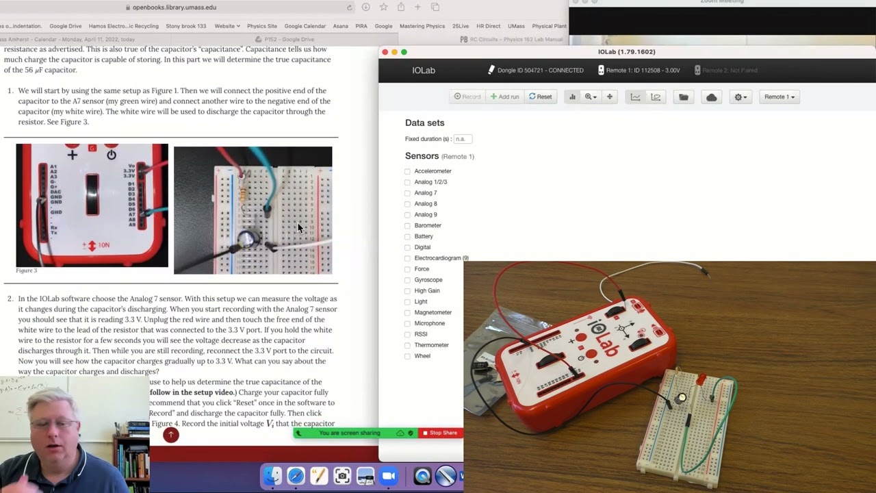 RC Circuits Lab Setup