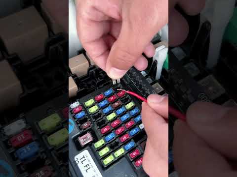 Non-destructive installation of daytime running lights, grille and cover can activate the through-s