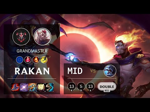 Rakan Mid vs Talon - EUNE Grandmaster Patch 10.13