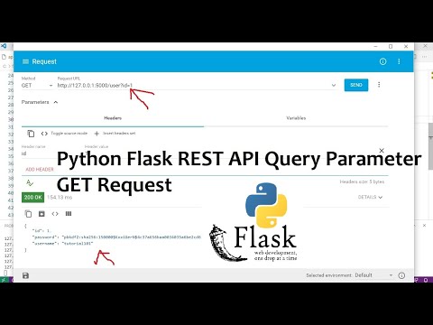 Python Flask Rest Api Query Parameter Get Request
