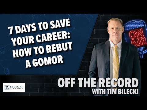 7 Days to Save Your Career: How to Rebut a GOMOR