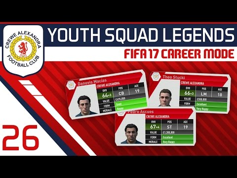 FIFA 17 Career Mode: Crewe Alex #26 - Big Squad Report [YOUTH SQUAD LEGENDS]