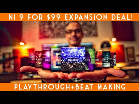 Native Instruments' 9 for $99 Expansion Deal- Playthrough examples and Beat-Making!