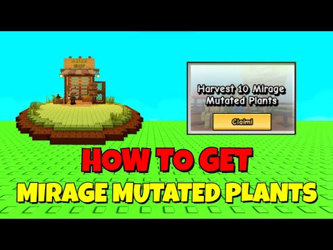 How to get MIRAGE MUTATED PLANTS in Grow a Garden ROBLOX