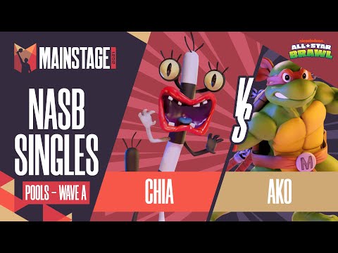 Chia vs Ako - Nick All-Star Brawl: Pools Wave A - Mainstage 2021 | Oblina vs Michelangelo (NASB)