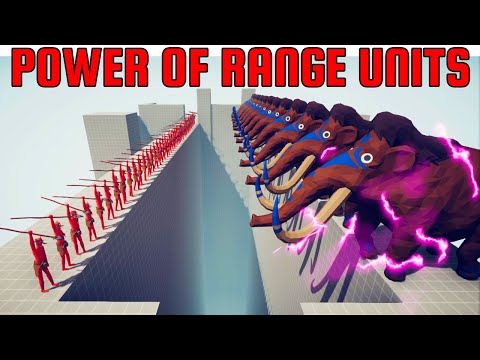 RANGE UNITS MEGA CHAMPIONSHIP | 50x vs 50x | TABS - Totally Accurate Battle Simulator