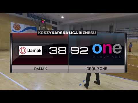 Damak vs Group ONE - 5 kolejka - I Liga Warszawa - Koszykarska Liga Biznesu