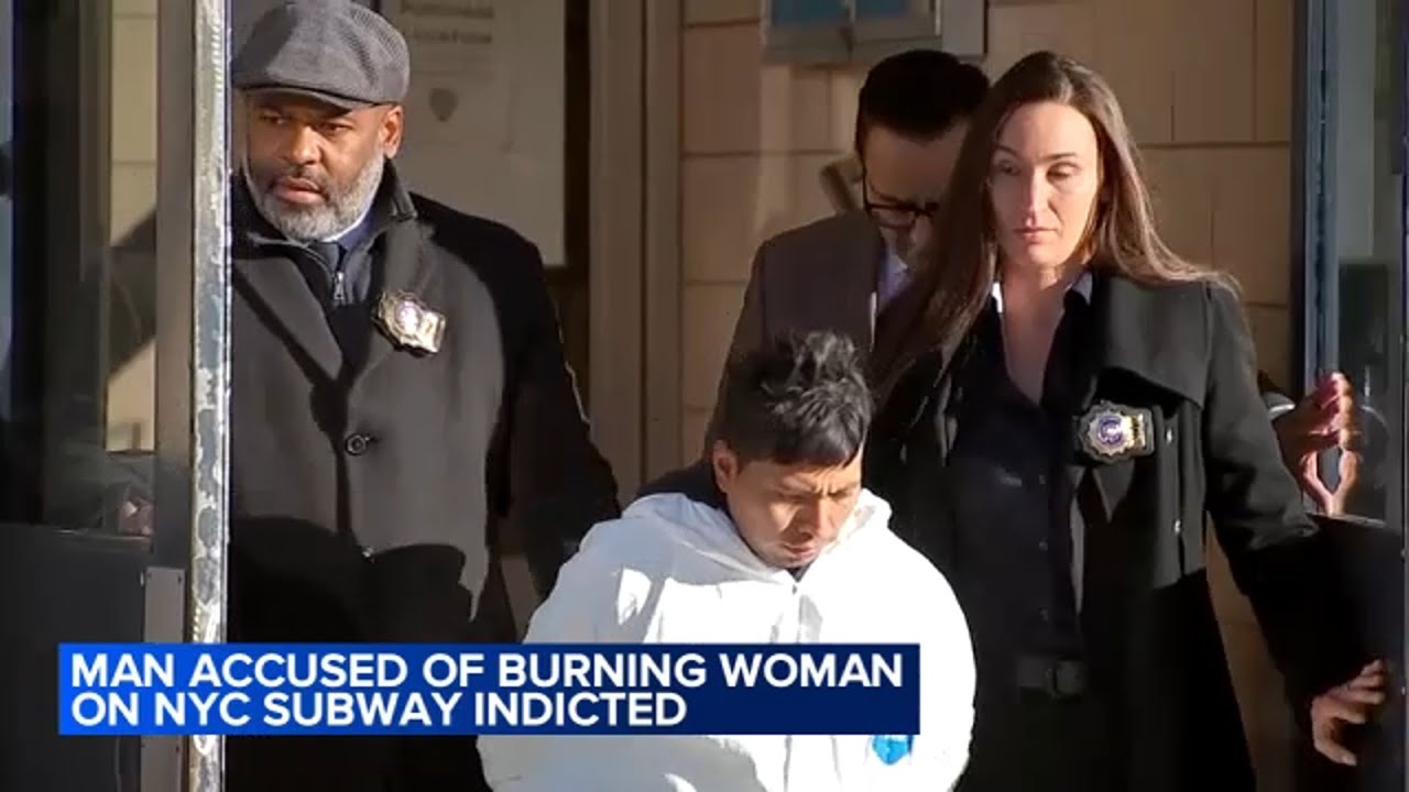 Man accused of fatally burning woman on subway is indicted in 'malicious' case: DA
