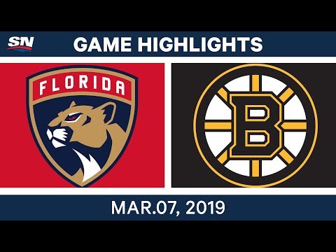 NHLハイライト｜パンサーズ対ブルーインズ - 2019年3月7日 (NHL Highlights | Panthers vs. Bruins – Mar 7, 2019)