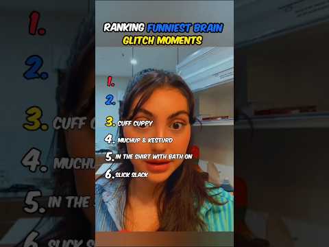 Ranking the funniest brain glitch moments #shorts #funny #viral