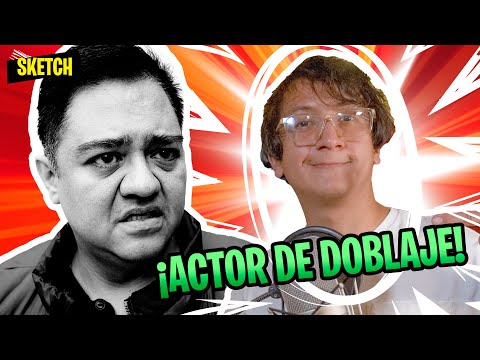 ¡Doblé una película SIN SABER DE DOBLAJE! 😎 | SKETCH ft. Lalo Garza