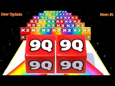 🤣 JELLY RUN 2048 cubes (1Q=1,000,000.. Can You Handle Infinity?) 🆚 Merge Guys 2048 gameplay part 49