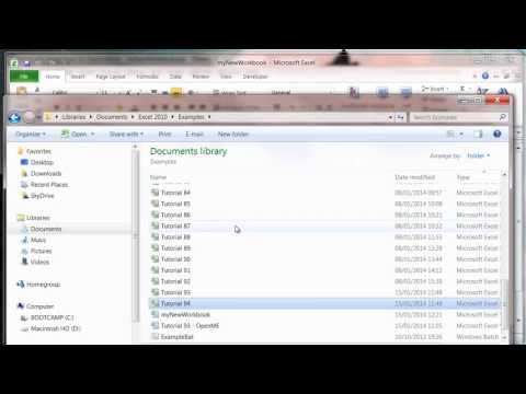 Excel 2010 VBA Tutorial 94   Create a New Workbook