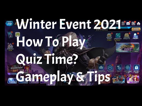 How to Play Quiz Time | Winter Event 2021 | SS Chizuru Kagura | King of Fighters All Star