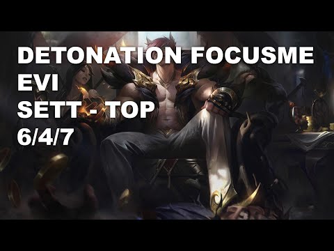 DetonatioN FocusMe Evi Top Sett vs Maokai - KR Grandmaster Patch 10.8