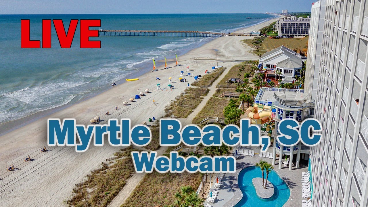 Live webcam view of Playa y muelle de Crown Reef