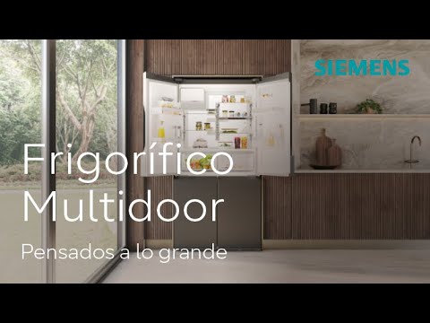 Frigorífico Multidoor Siemens con dispensador de agua y hielo