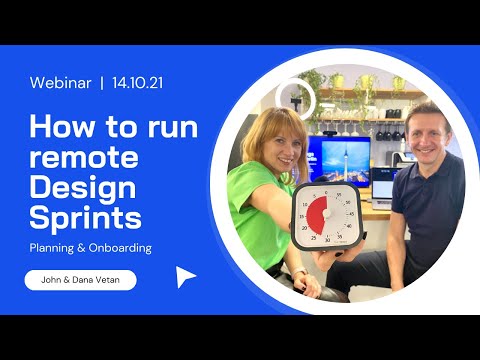 How to Run Remote Design Sprints // Planning & Onboarding
