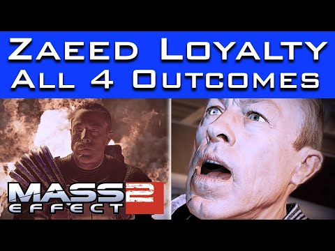 Mass Effect 2 - Zaeed's Loyalty (ALL 4 OUTCOMES Plus ME3 Consequences)
