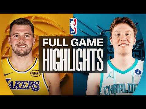 Los Angeles Lakers Vs Charlotte Hornets Full Game Highlights - Jan 15,2026 | NBA
