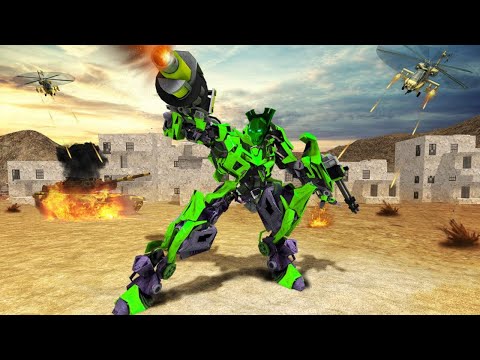 Futuristic Train Real Robot Transformation Game - Android Gameplay
