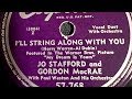 I’ll String Along With You - Jo Stafford And Gordon MacRae 1949