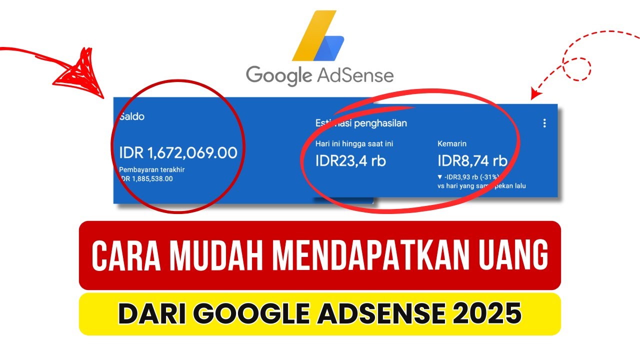 Cara Mudah Menghasilkan Uang Dengan Menggunakan Google Adsense 2025