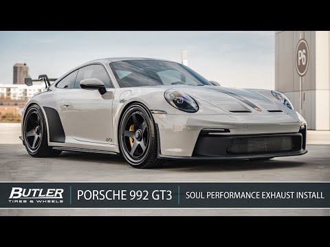 2022 Porsche 992 GT3 | AL13 CF-005R Wheels | Soul Performance Exhaust Install | Butler Tire
