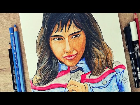 Drawing AMERICA CHAVEZ | Doctor Strange 2 | Drawing Richter