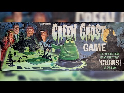 Board Game Archaeology #68 Green Ghost game by Transogram (1965)