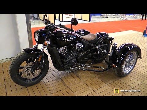 2018 Indian Scout Triax Trike by Trans Moto - Walkaround - 2018 Montreal Motorcycle Show