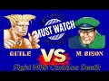 GUILE Vs MR BISON Street Fighter 2 Champion Edition Best Rounds