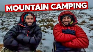WINTER Mountain Camping in SUB ZERO Temperatures | The Return of JOEY D 