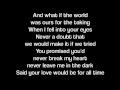 When You Were Mine- Lady Antebellum (Lyrics)