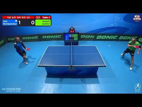 01:30 Yurii Shchepanskyi 2-3 Anatolii Levshyn West 5 WIN CUP 10.11.2022 | TABLE TENNIS WINCUP