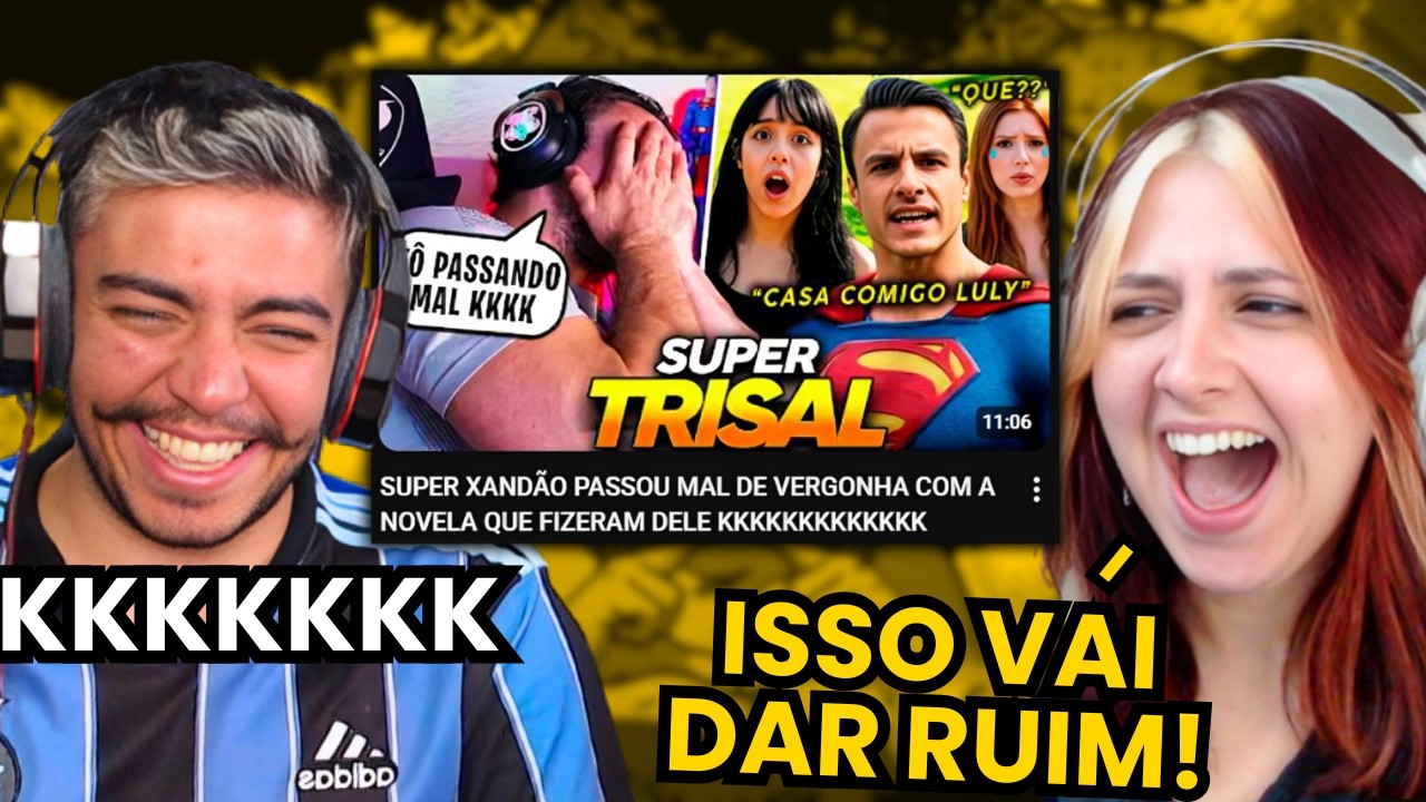 SUPER XANDÃO PASSOU MAL DE VERGONHA COM A NOVELA QUE FIZERAM DELE KKKKKKKKKKKKK | REACT