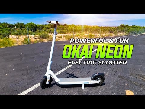 OKAI NEON Electric Scooter Review: A Powerful and Fun Electric Scooter With 25 Mile Range + 15.5 MPH