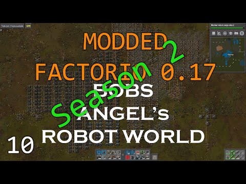 Modded Factorio 0.17  - Bobs - Angel's - Season 2 Ep 10 – SATELLITE NETWORK COMPLETE!