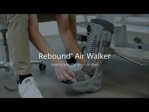 Rebound Air Walker - how to trim the anterior shell