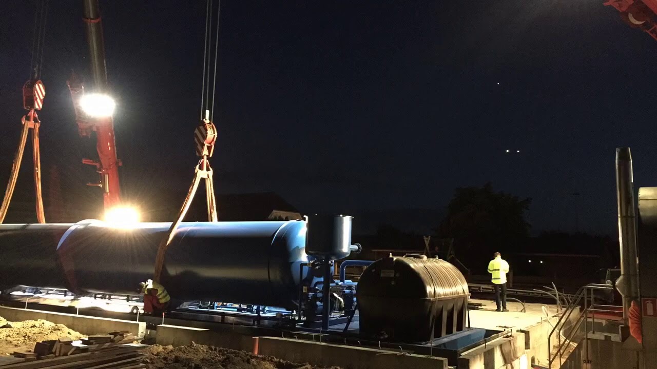 Timber impregnation plant installation