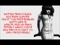 Nicki Minaj - Monster Verse Lyrics Video 
