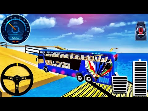 Impossible Bus Stunt Driving 2020 | Mega Ramp Racing Driving Simulator | Android GamePlay