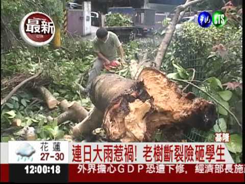 大雨淘空地基 擋土牆險壓死全家